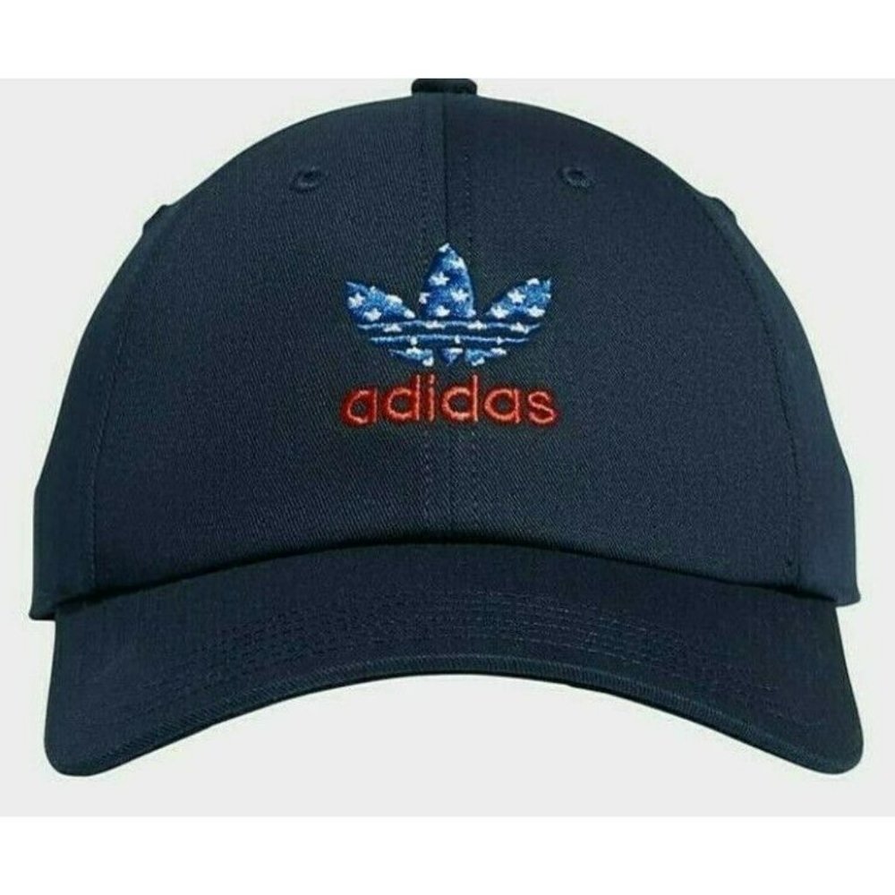 Adidas Americana Relaxed Hat Blue White Red EY1751 OSFM NWT